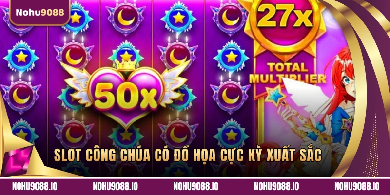 Slot công chúa có đồ họa cực kỳ xuất sắc